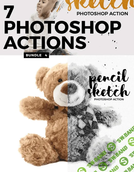 1600+ Кистей, 7 Экшенов, 17 Проф. шрифтов, 500 Паттернов, 2000+ Векторных иконок - Все для Photoshop