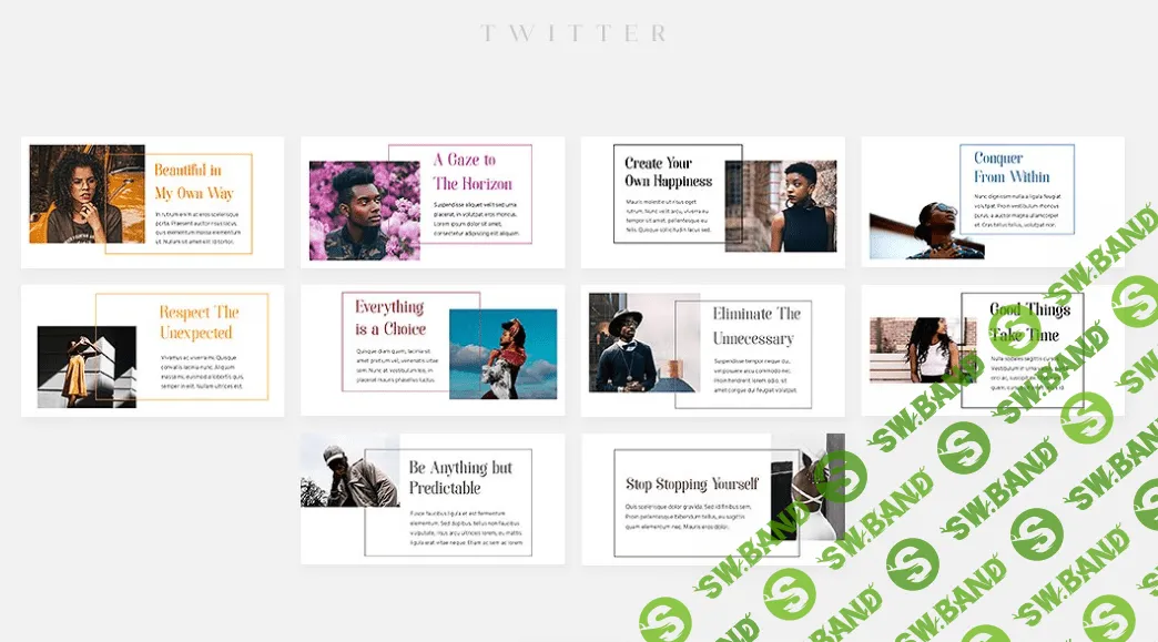 1600 шаблонов для соц. сетей, 108 анимированных шаблонов instagram и 500 для женского стиля