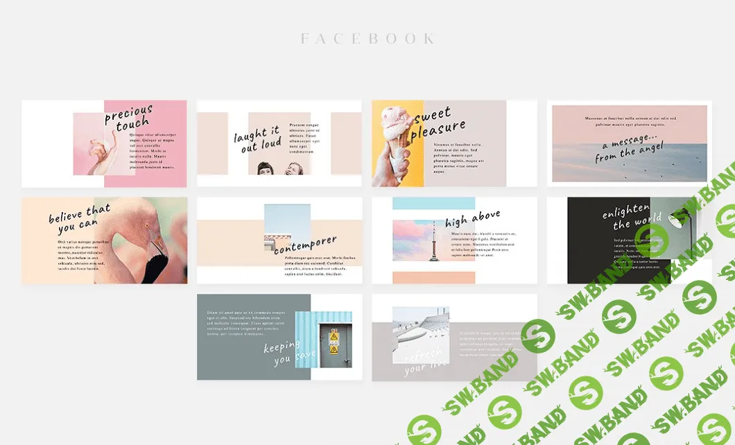1600 шаблонов для соц. сетей, 108 анимированных шаблонов instagram и 500 для женского стиля