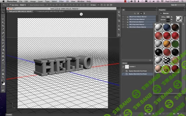 [3D] Использование 3D возможностей Photoshop