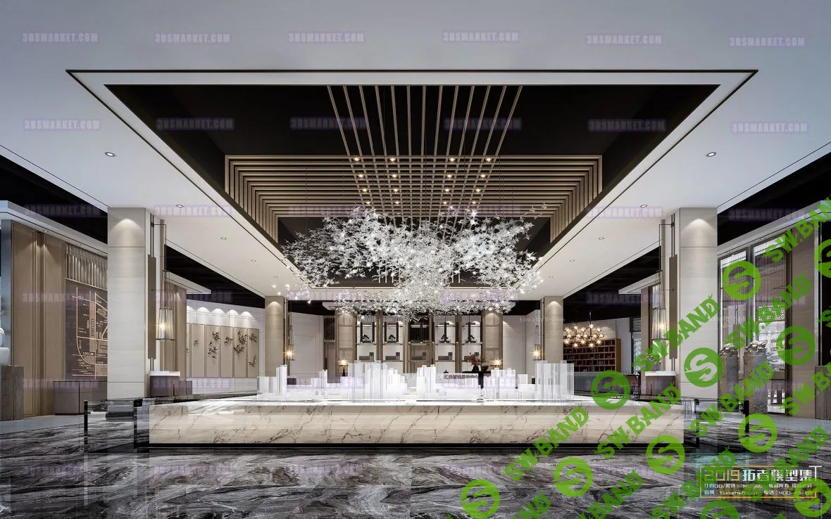 [3dsmarket] Сборник из 1888 полностью обставленных 3d сцен (2019)