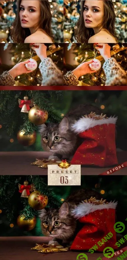 4 Lightroom Presets - Christmas Pack (+Mobile Version)