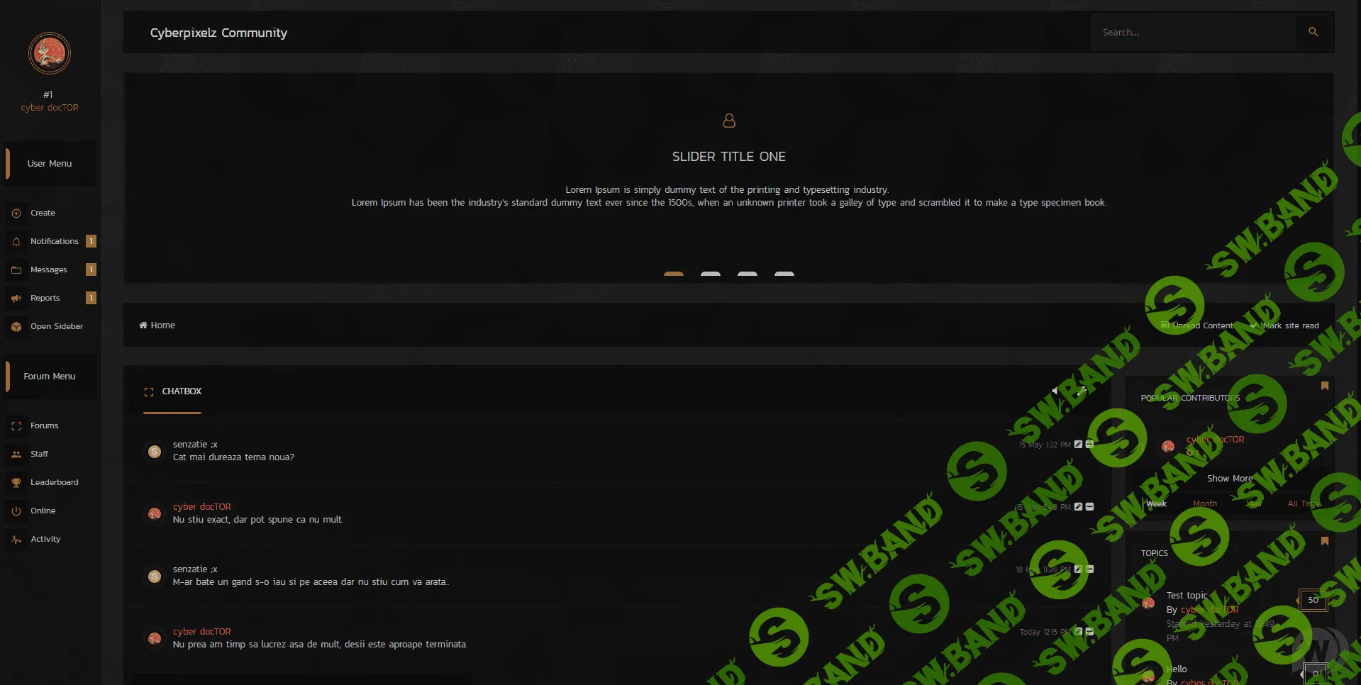4TECH v1.3 - темный премиум стиль для IPS 4.4