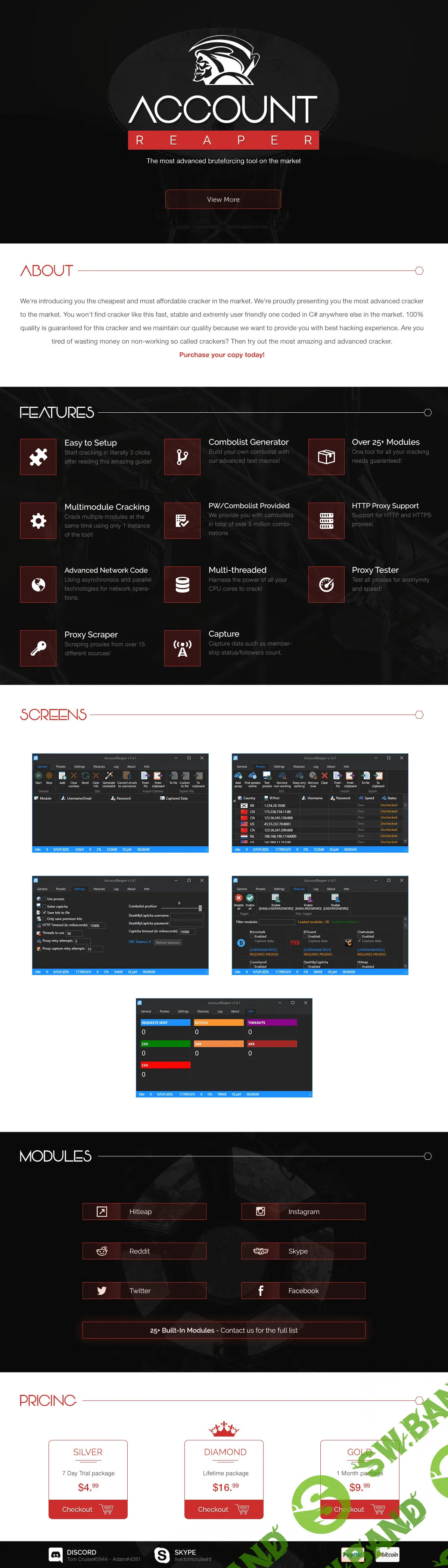 Account reaper Cracked 1.4.1 (2017)