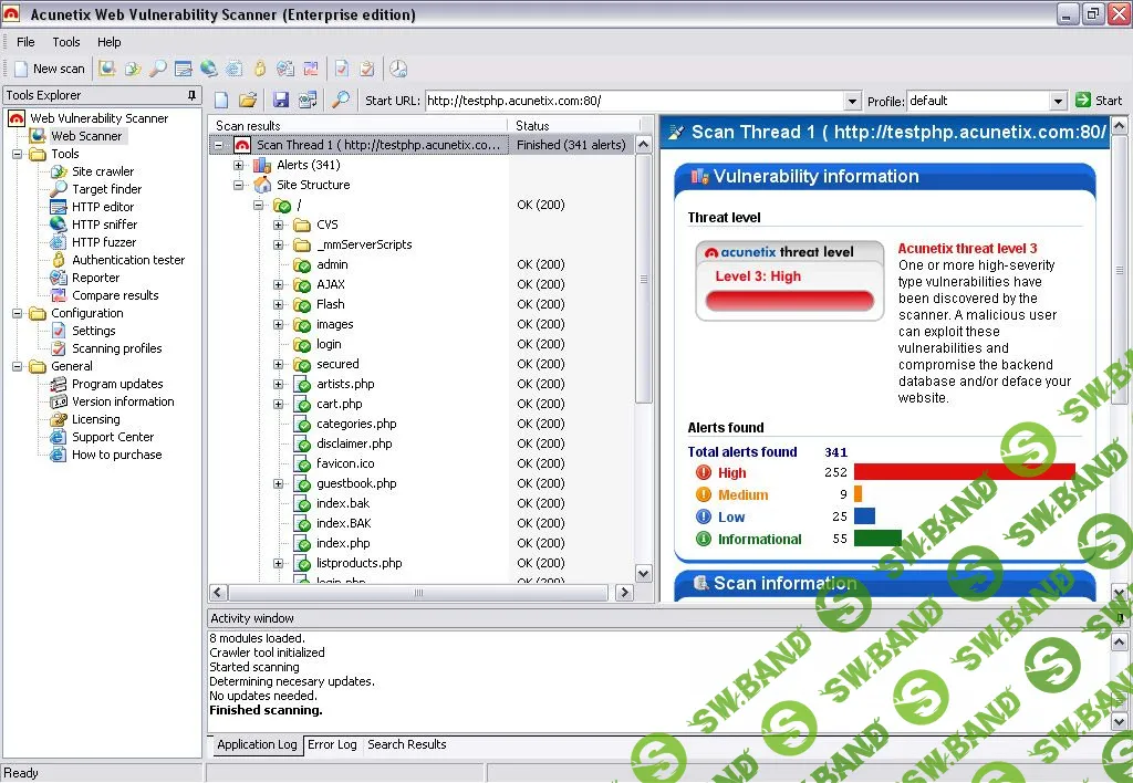 Acunetix Web Vulnerability Scanner 11.0.170951158