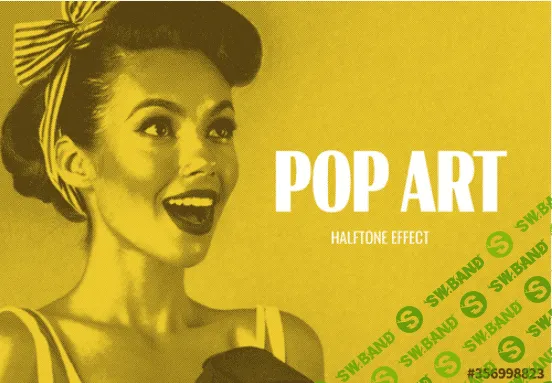 [Adobe Stock] Pop Art Duotone Effect Mockup (2020)