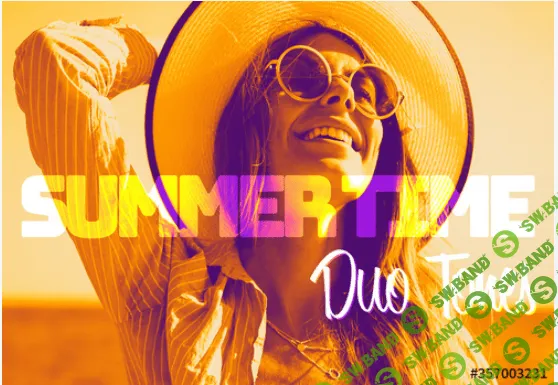 [AdobeStock] Summer Duotone Overlay Effect Mockup Set (2020)