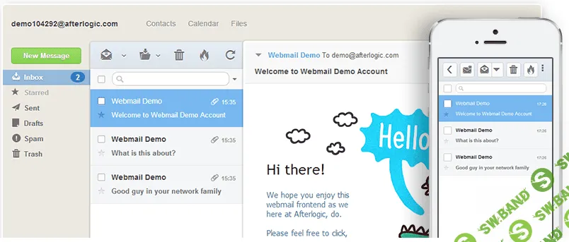 AfterLogic WebMail Pro 7.7.0 Rus - вебмейл-клиент для POP3/IMAP почтового сервера