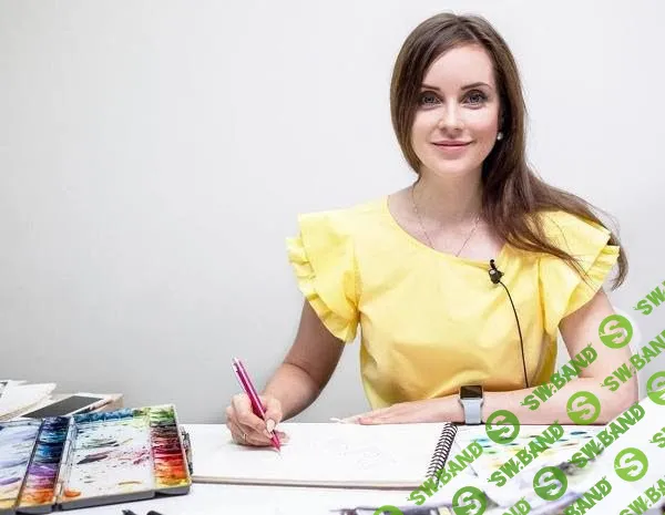 [Аксинья la Paloma] Акварельный скетч в интерьере