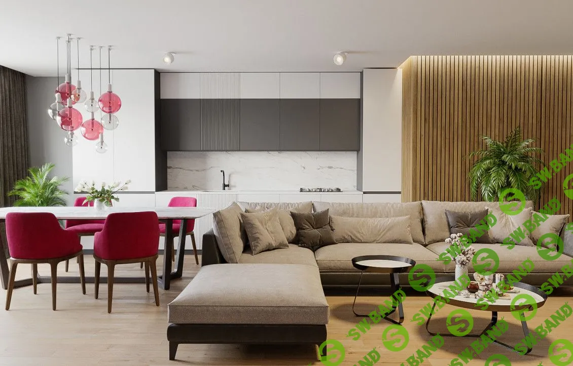 [Александр Родионов] Трендовый интерьер в 3D Max за 2 часа (2019)