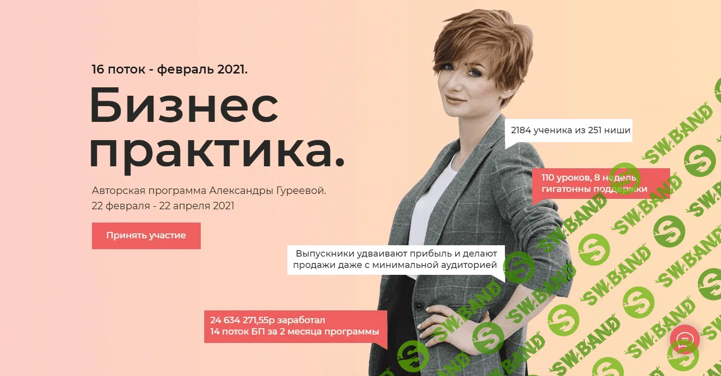 [Александра Гуреева] Бизнес практика - 2021