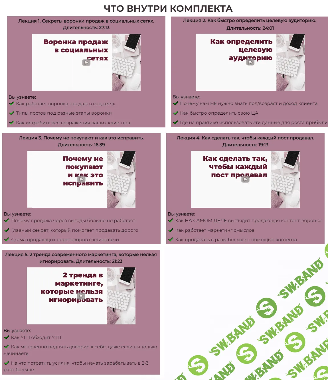 [Александра Гуреева] Секреты продаж в социальных сетях (2022)