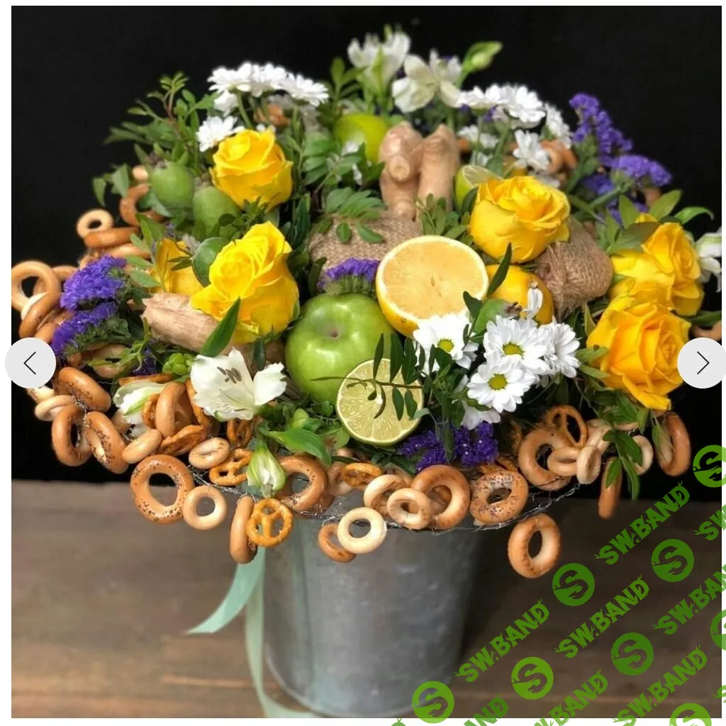 [Алина Ройтман, Тамара Виценя] Плетение каркасов и Food-букеты в спиральной технике (2019)