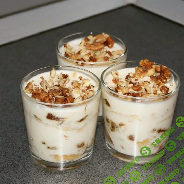 [Alina2cake School] Десерт в стаканчике. Осеннее яблоко