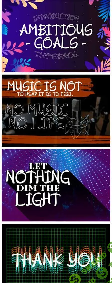 Ambitious Goals Font