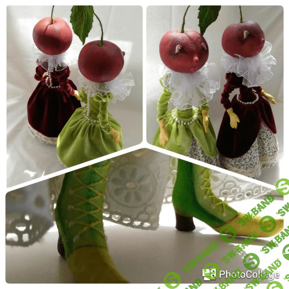 [Анастасия Голенева] Шьем героев сказки Чиполлино. Графини Вишенки