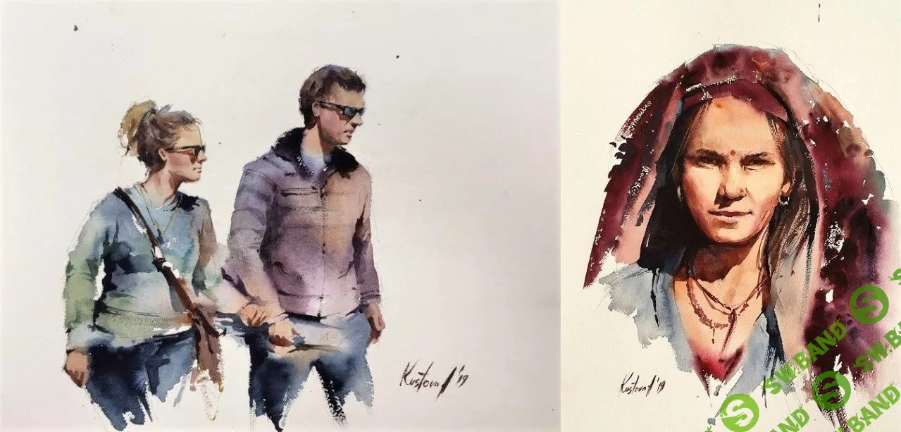 [Анастасия Кустова] Как нарисовать человека. Портрет. Фигура (2019)