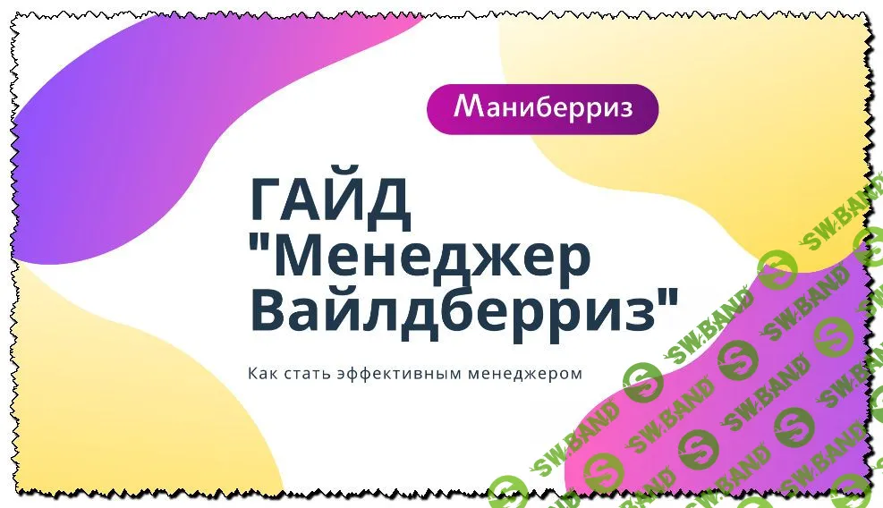 [Анастасия Павлова] Маниберриз. Гайд «Менеджер Вайлдберриз» (2020)