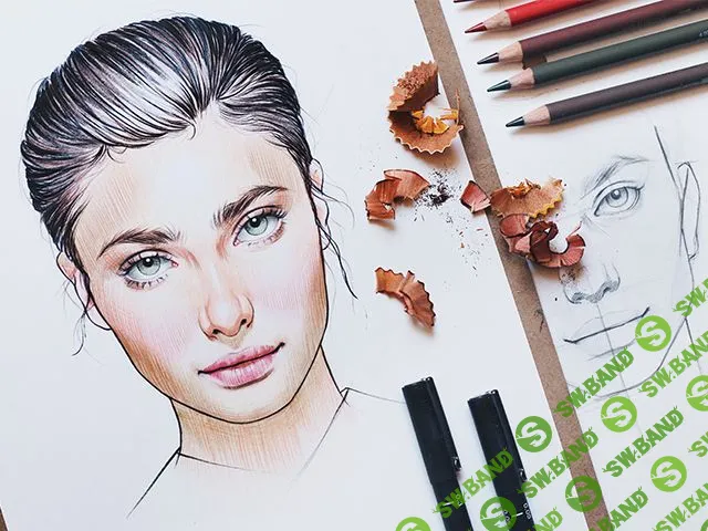 [Анастасия Штарк] Базовый курс по портретной иллюстрации (2020)