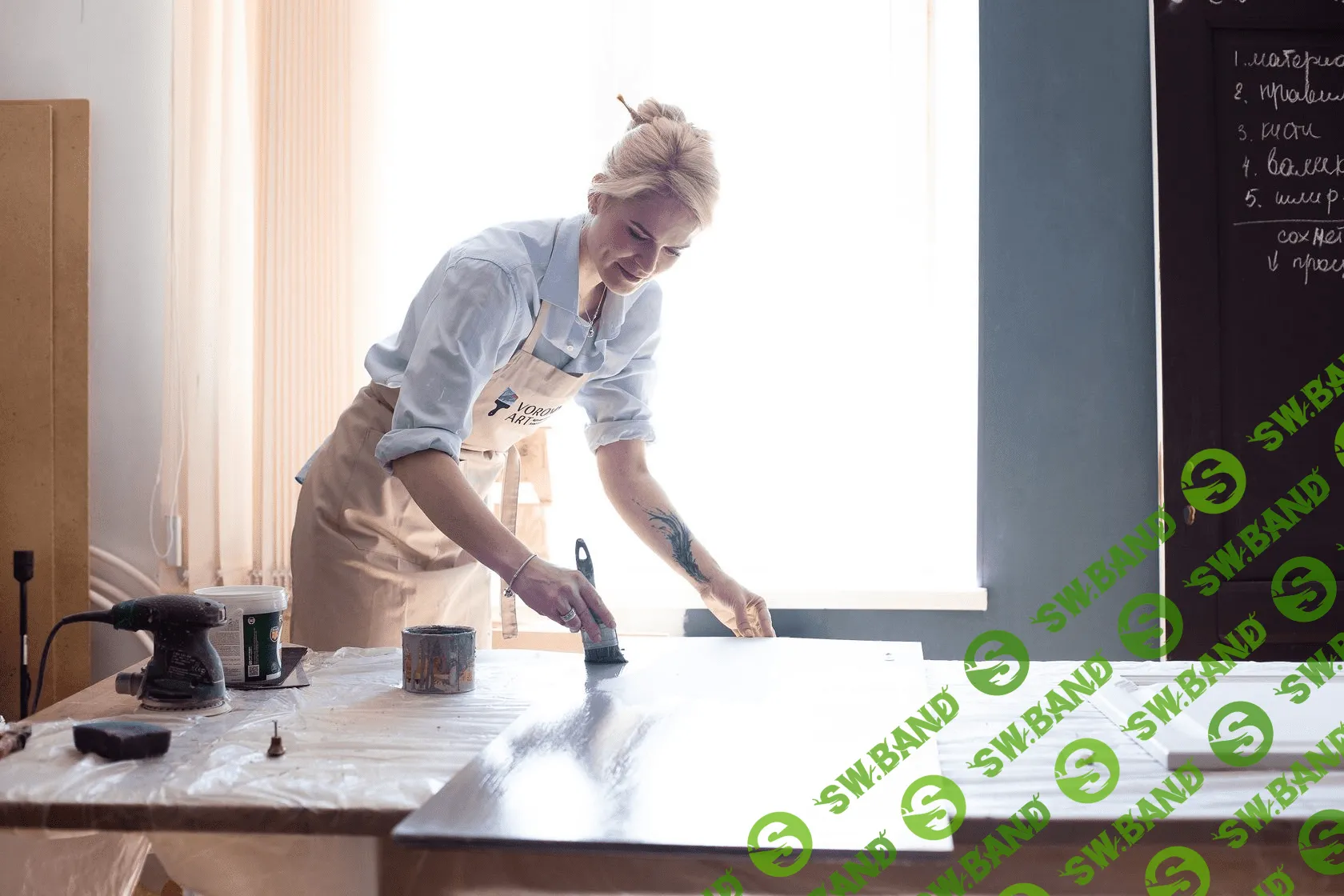 [Анастасия Воронина] Мастер-класс «Как перекрасить кухню самостоятельно» (2021)