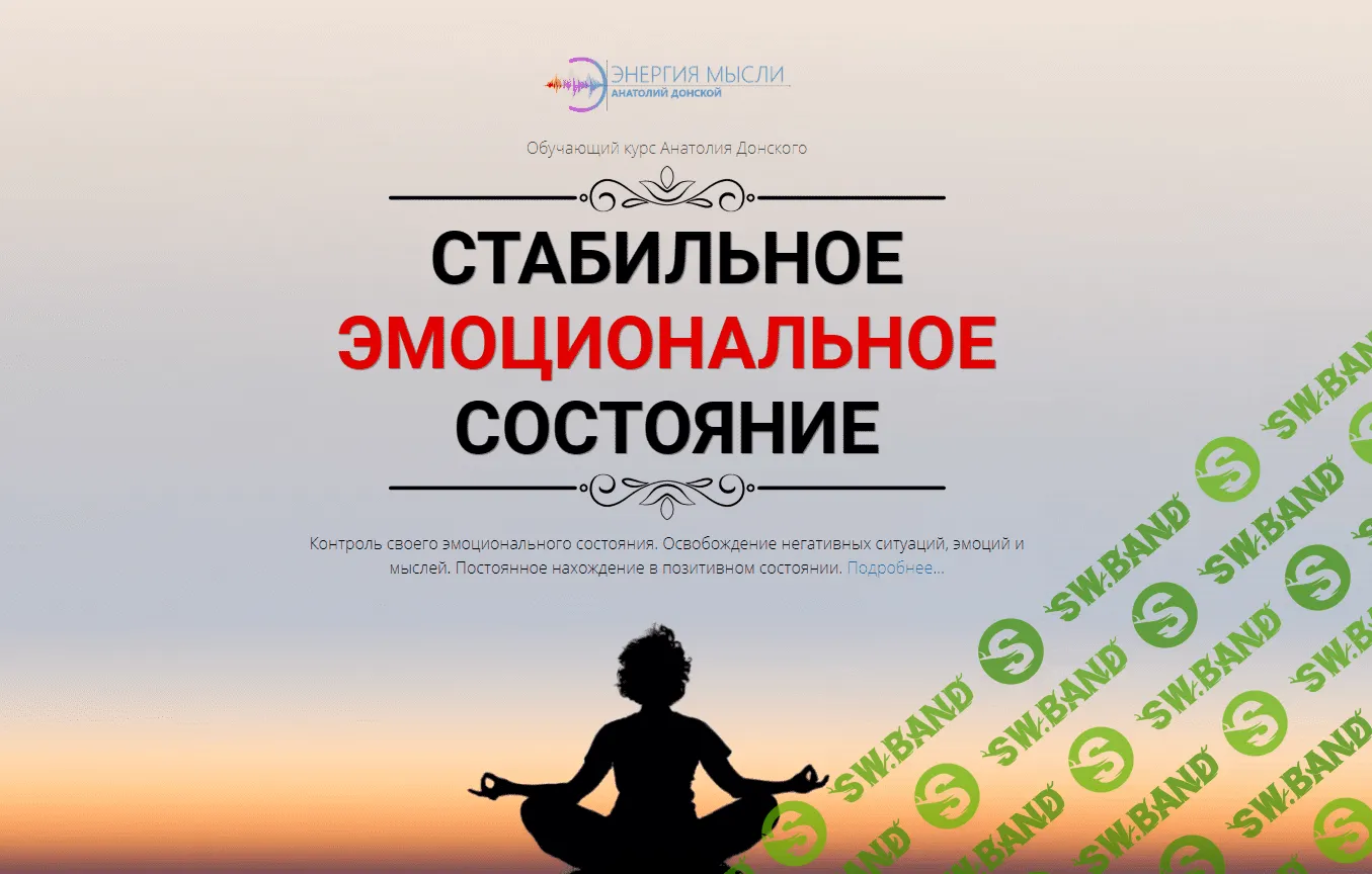 [Анатолий Донской] Стабильное эмоциональное состояние (2019)