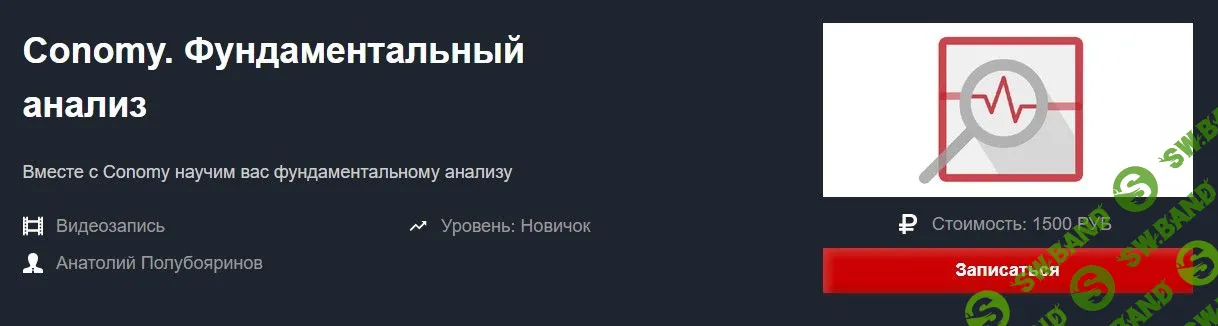 [Анатолий Полубояринов] Conomy. Фундаментальный анализ (2021)