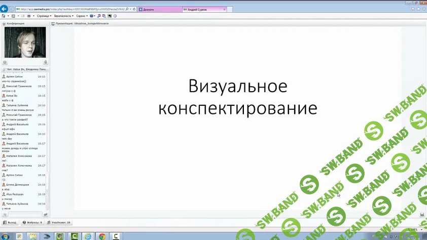 [Андрей Сурков] Визуальное конспектирование и печать вслепую (2014)