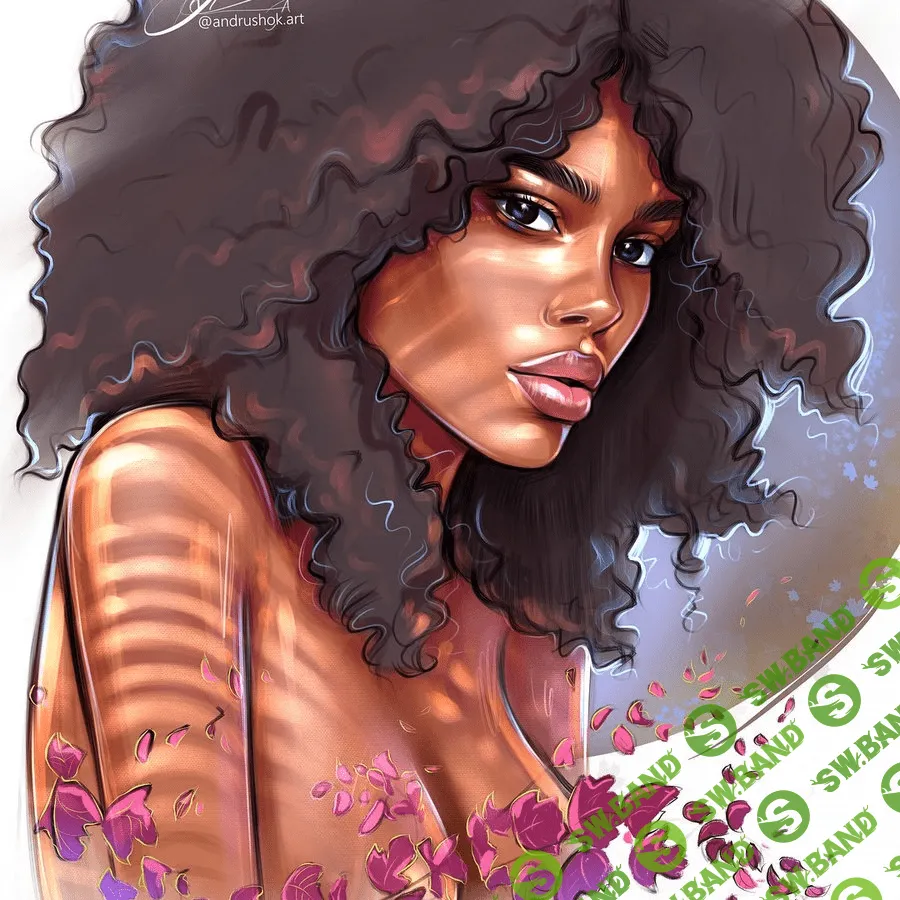 [Андрушок] Онлайн-курс по цифровой живописи в стиле масло на iPad (2019)