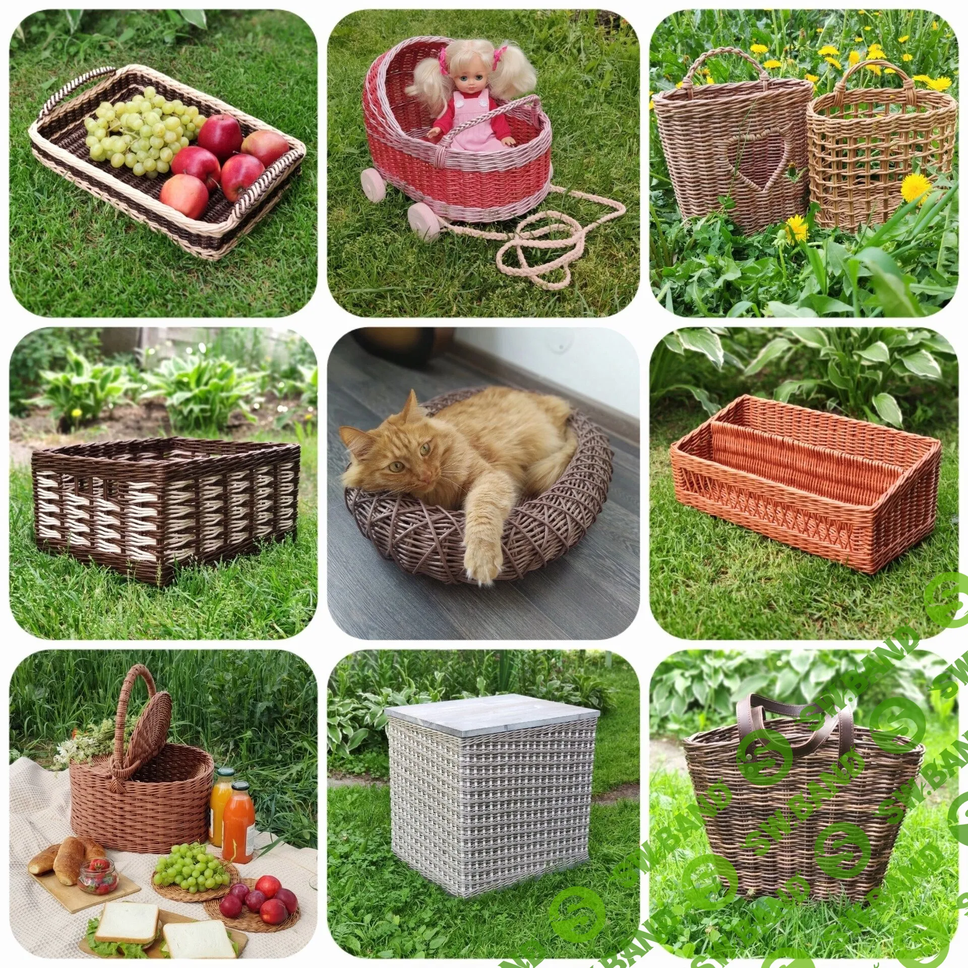 [Анна Бабенкова] Плетение овальных и прямоугольных изделий, третья ступень обучения (2023)