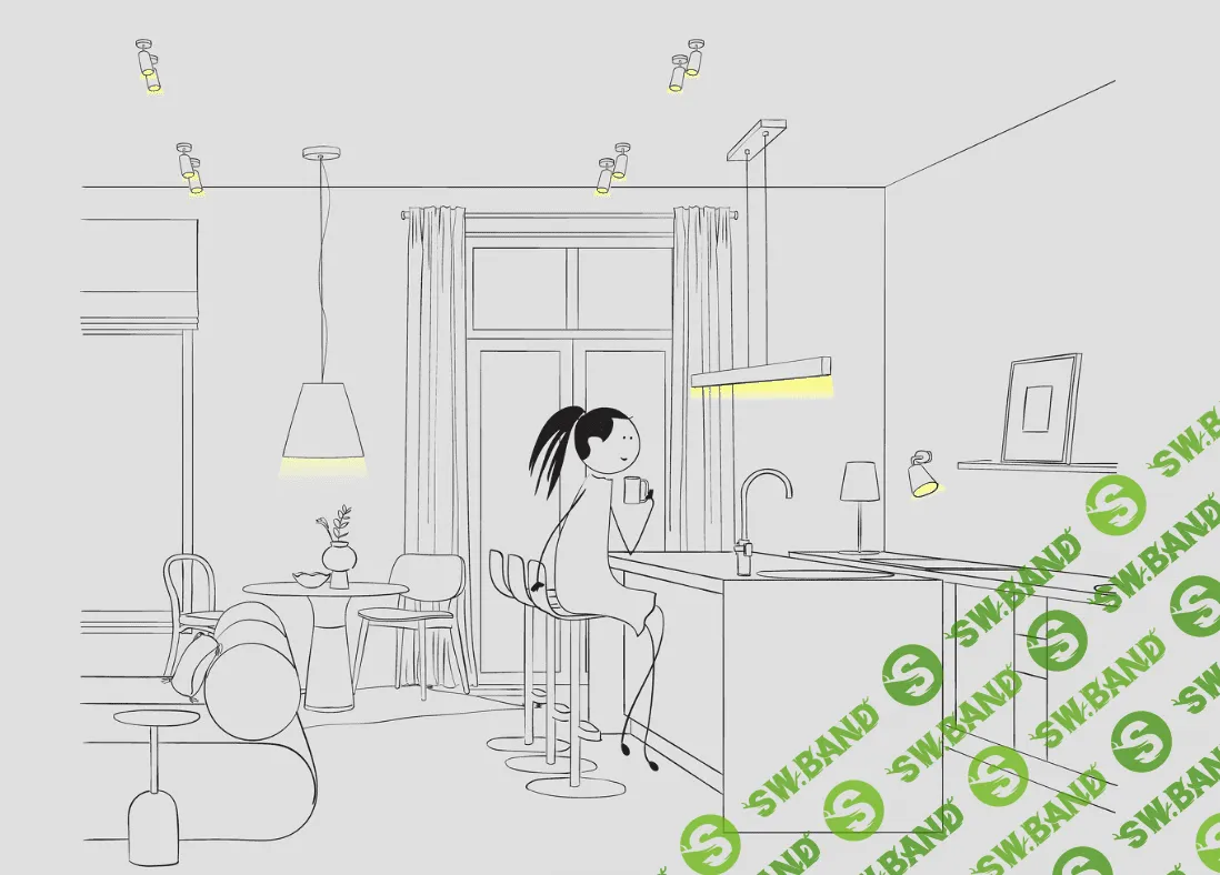 [Анна Эрман] Освещение жилых пространств (2023)