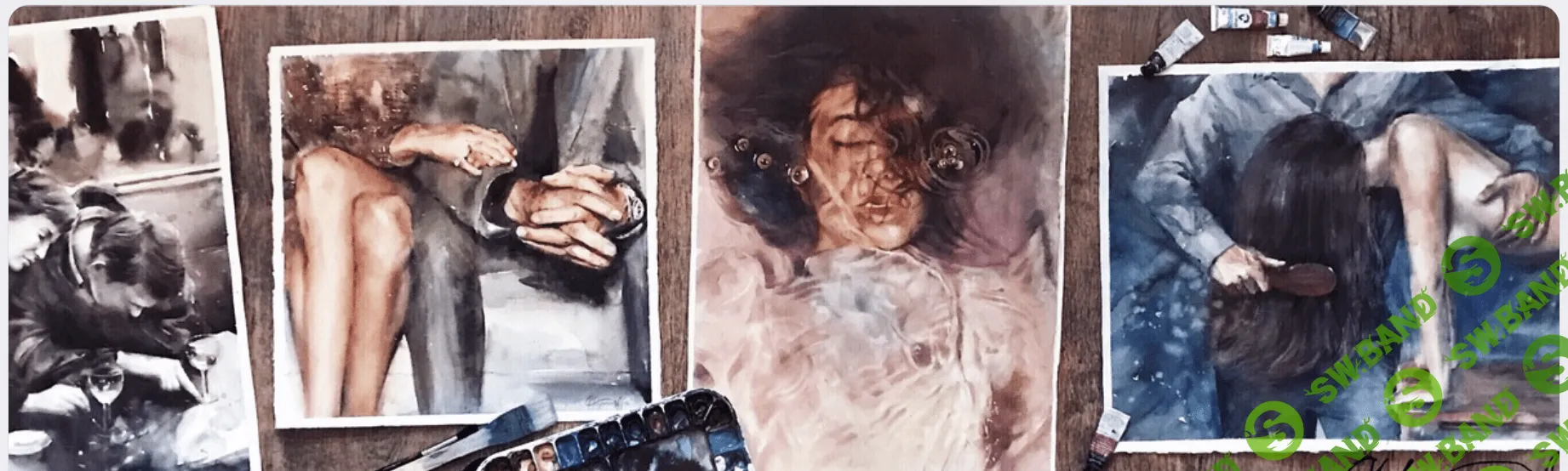 [Анна Майорова] Онлайн-курс «Городской пейзаж акварелью»