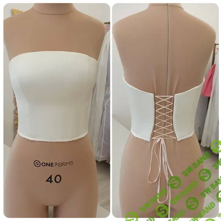 [Анна Макарова] Конструирование, моделирование и пошив гладкого атласного корсета (2024)