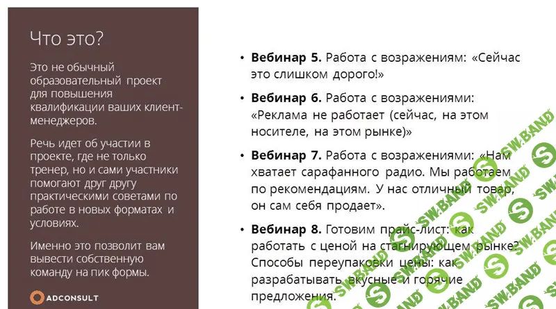 [Анна Печеркина] ADCONSULT - Как продавать рекламу в 2015 году? (2015)