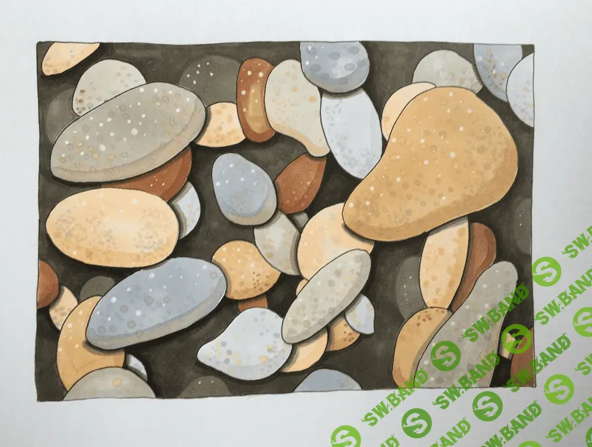 [Анна Расторгуева] Галька. Скетчинг