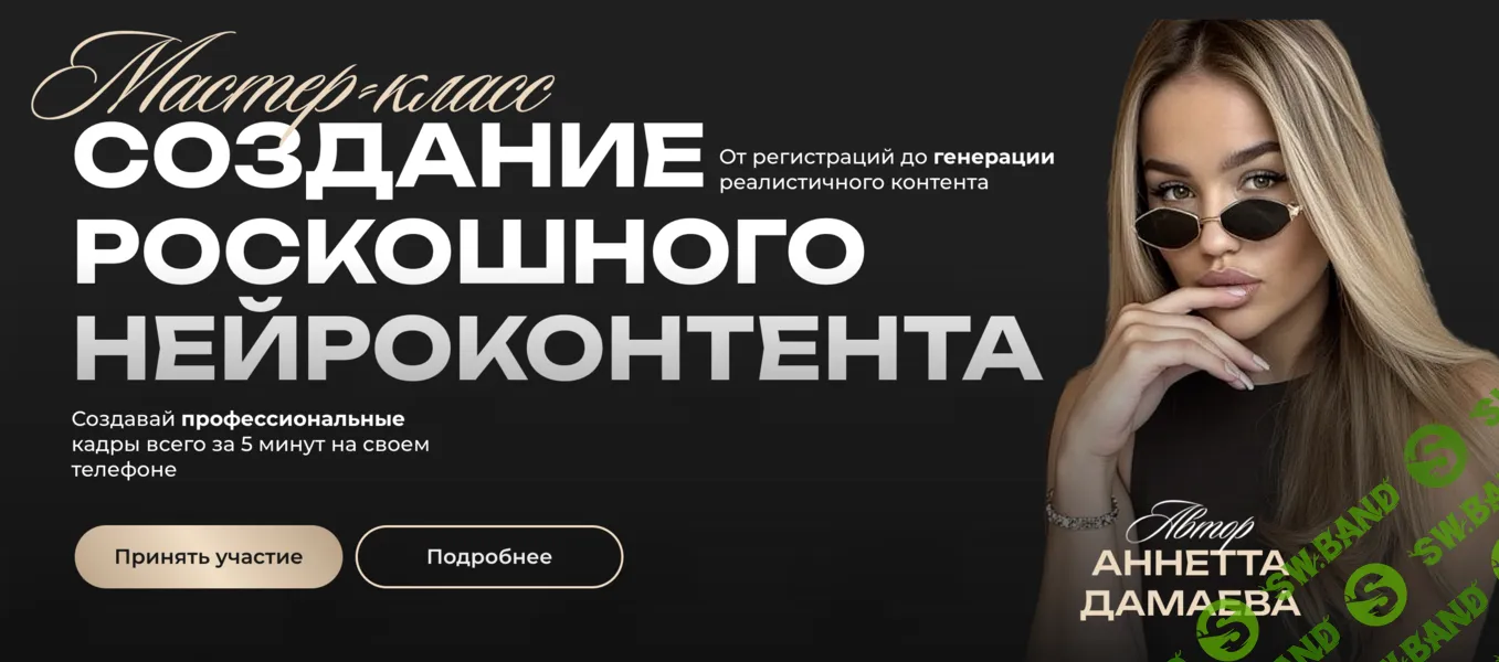 [Аннетта Дамаева] Создание роскошного нейроконтента (2026)