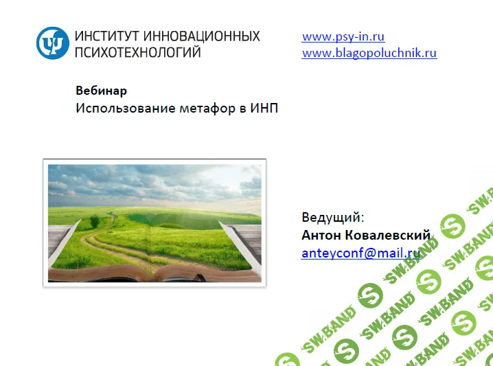 [Aнтон Koвaлевcкий] Использование Метафор в ИНП. (Нейропрограммирование 17) (2015)