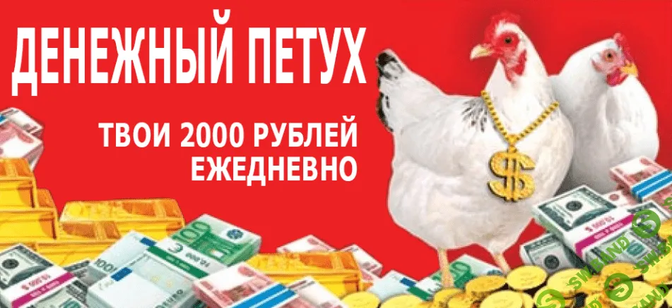 [appscoin] Денежный петух. От 2000 рублей в день
