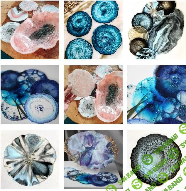 [Арт Академия] ТОП 21. 21 техника по созданию изделий из эпоксидной смолы (2021)