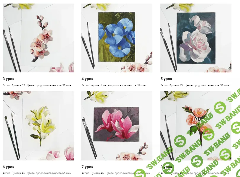 [Art box studio] Цветы акрил 2.0 (2022)