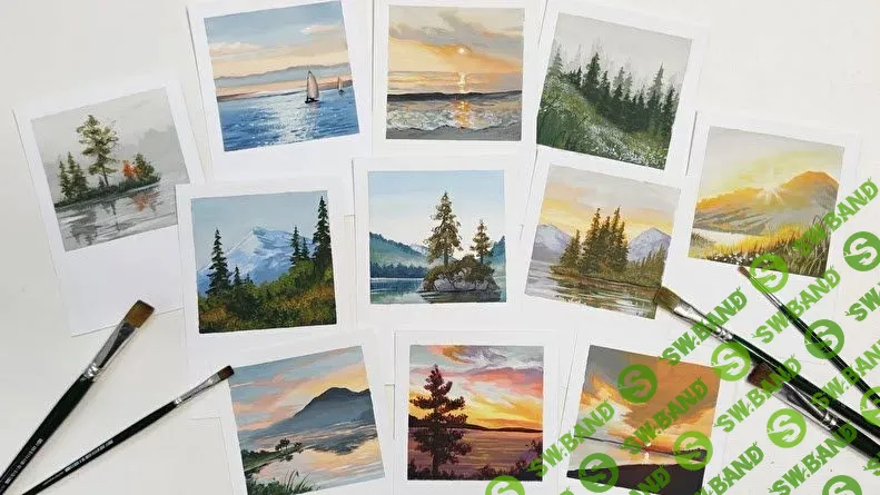 [Art box studio] Пейзажик. Акрил (2022)