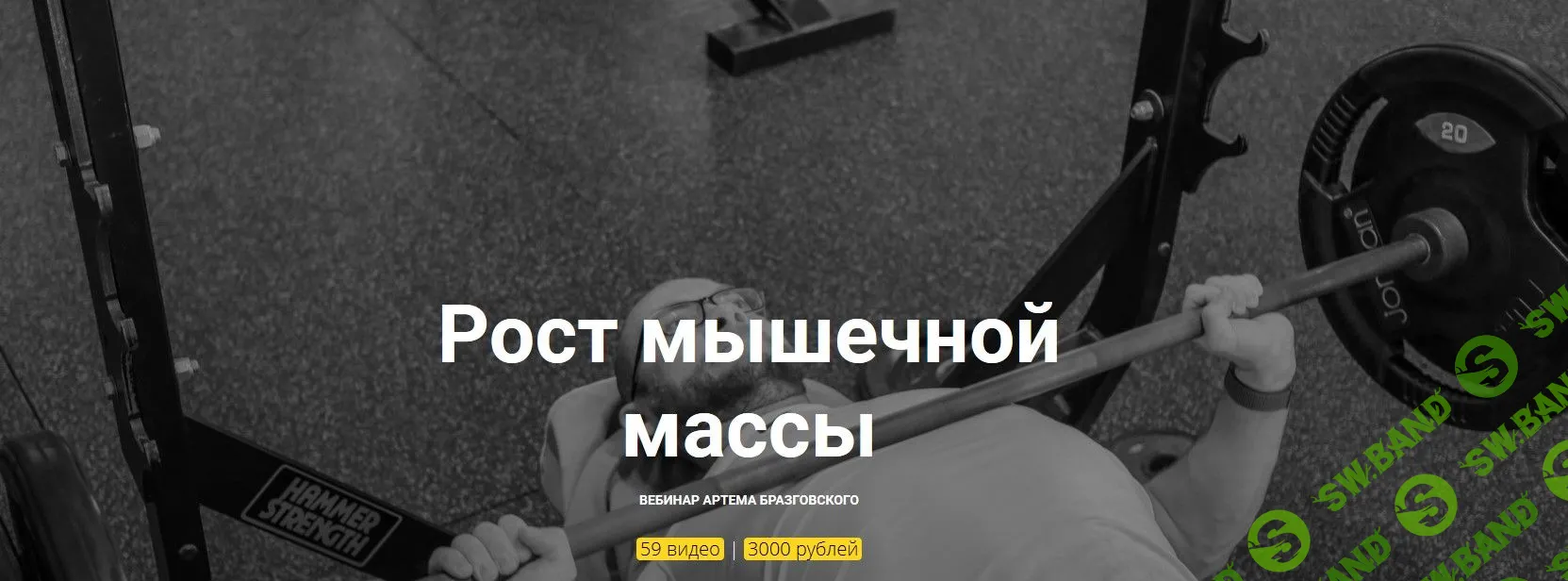[Артём Бразговский] Рост мышечной массы (2019)