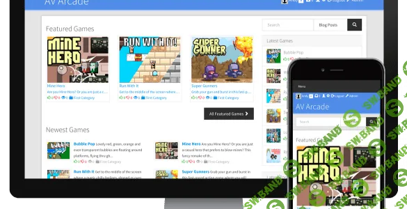 AV Arcade 6.0.10 MultiLanguage - сайт онлайн-игр