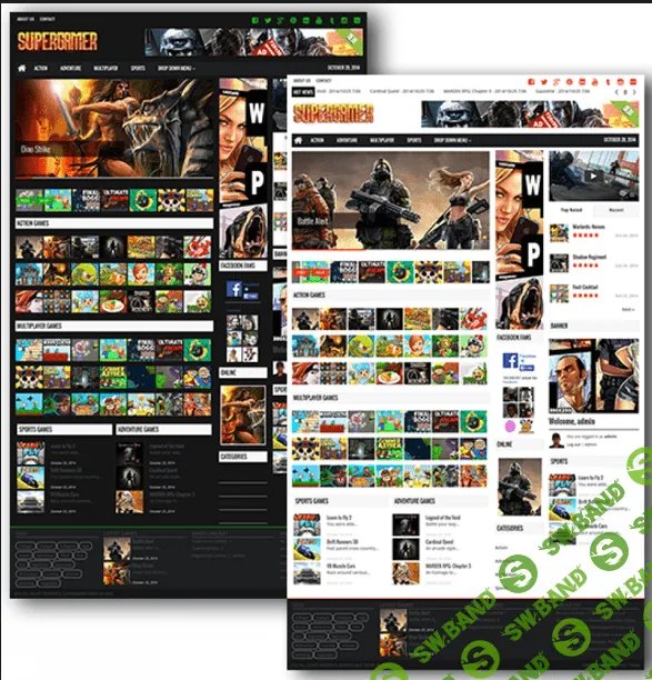 Автонаполняемый сайт с флеш-играми за 30 минут!