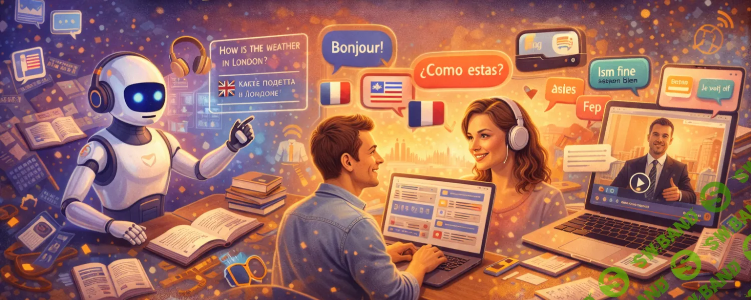 [Авторская] 100+ способов использования нейросетей для изучения языков