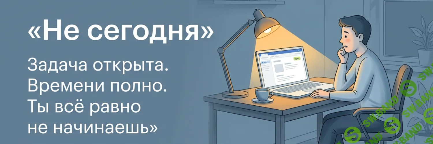 [Авторская] Не сегодня. Очередной гайд про прокрастинацию