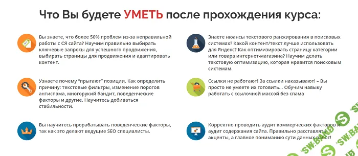 Авторский курс по Seo с Сергеем Юрковым (2017)