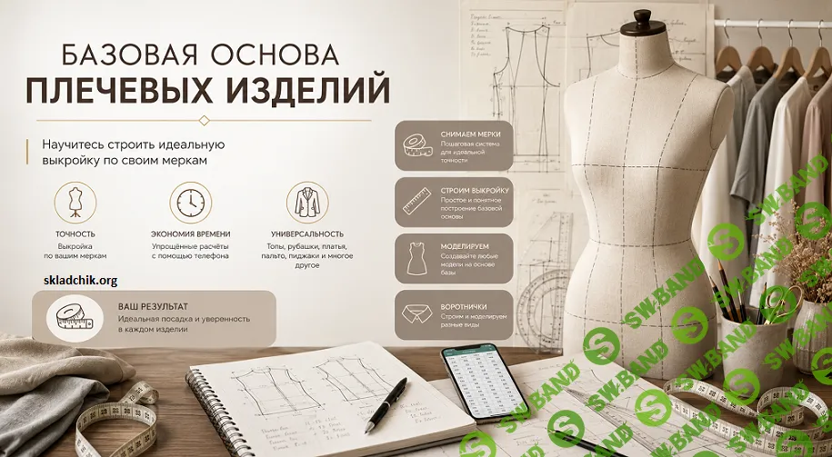 Базовая основа плечевых изделий [Ирина Де-Шпиллер]