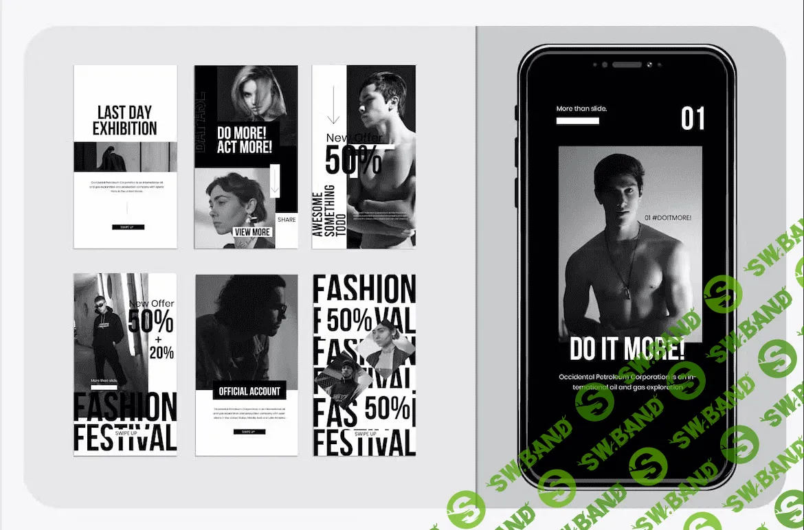 Бесплатный шаблон Adobe Photoshop для социальных сетей Bapase