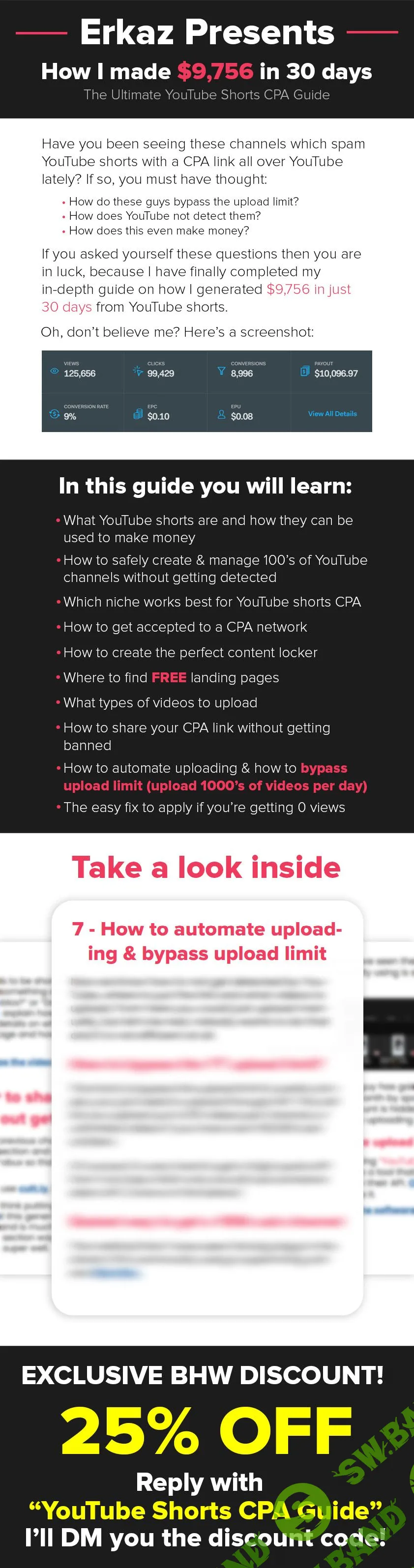 [Blackhatworld] Как я заработал 9 756 долларов за 30 дней с помощью youtube shorts cpa (2022)