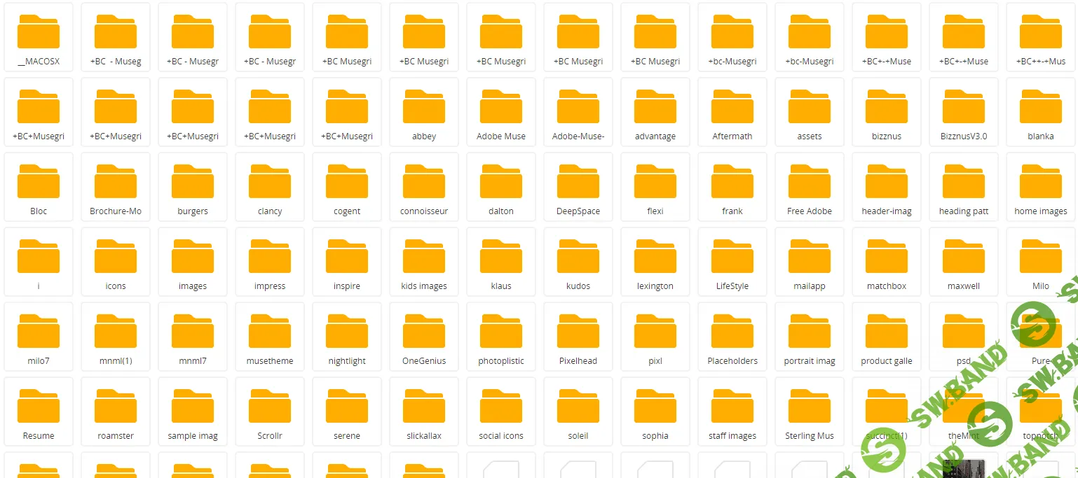 Большая коллекция лучших примочек для Adobe Muse